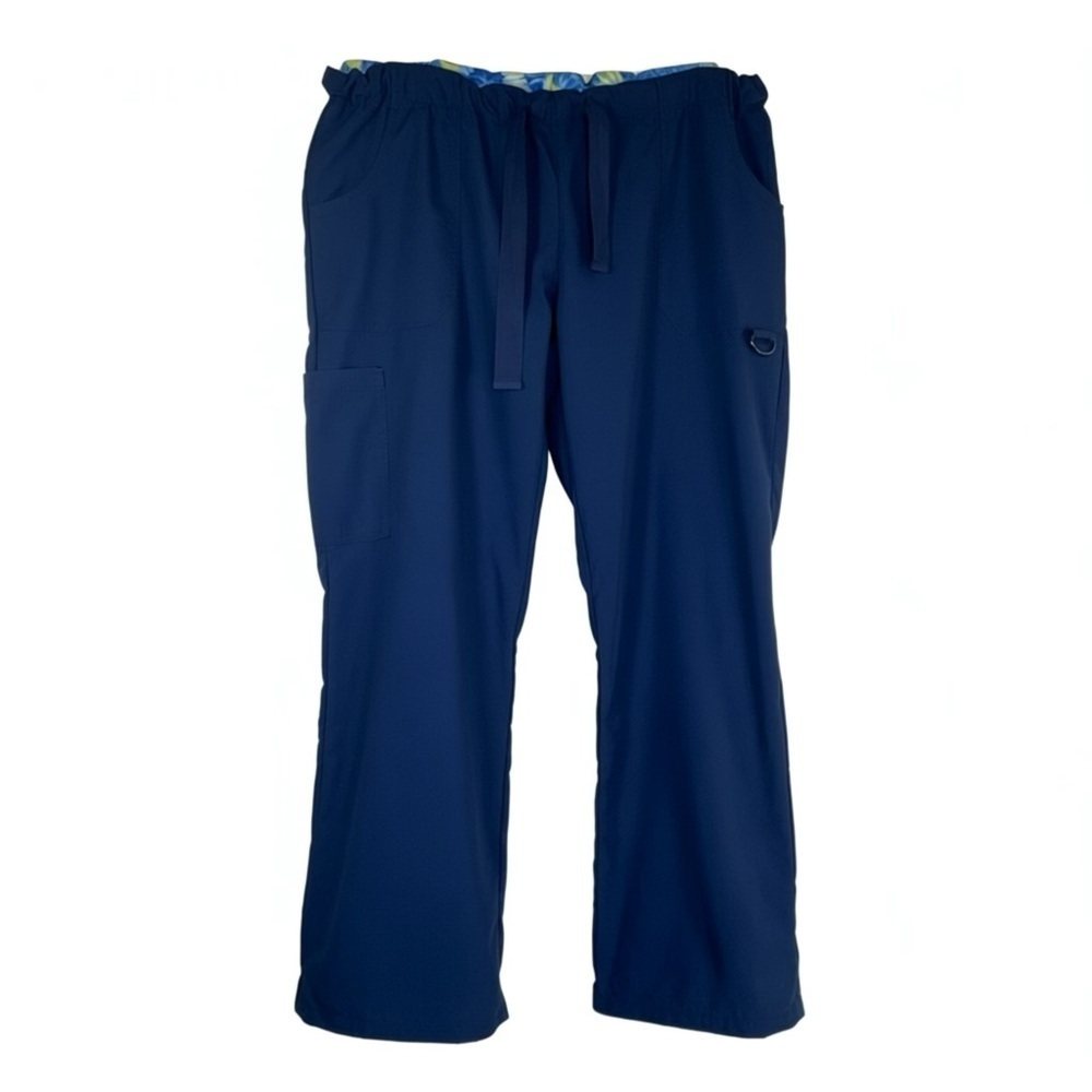 Divine Scrubs by JDM Uniforms Women’s  Navy Blue Cargo Style Scrubs Pants